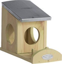Esschert Design Eichhörnchenhaus aus Holz in Natur und Beige 24 x 12 x 18 cm – Bild 1 von 10