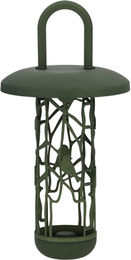 Esschert Design Futtersäule Meisenknödelsilo aus recyceltem Material in Grün – Bild 1 von 2