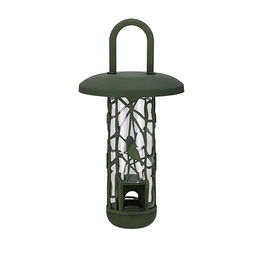 Produktbild von Esschert Design Futtersäule transparent grün 14,6x14,6x29,9 cm