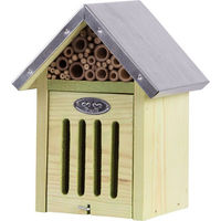 Produktbild von Esschert Design Insektenhotel S aus Holz mit Naturmaterialien in Beige 19,0 x 14,2 x 22,3 cm