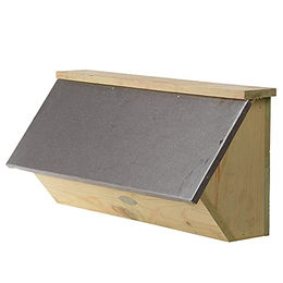 Esschert Design Mauersegler-Nistkasten aus Holz für Wildvögel in Natur und Braun – Bild 1 von 8