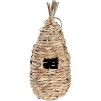 Produktbild von Esschert Design Nistbeutel für Wildvögel aus Schilf Größe S Braun