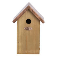 Produktbild von Esschert Design Nistkasten für Meisen aus Holz mit Kupferdach in Natur und Braun
