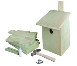 Esschert Design Nistkasten Vogelhaus Bausatz aus FSC-zertifiziertem Naturholz für Wildvögel – Bild 1 von 3