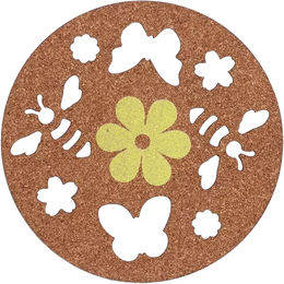 Produktbild von Esschert Design Schwimmende Insekteninsel aus Kork in Braun