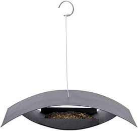 Produktbild von Esschert Design Vogelhaus aus Metall zum Aufhängen in Schwarz und Grau