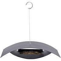 Produktbild von Esschert Design Vogelhaus aus Metall zum Aufhängen in Schwarz und Grau