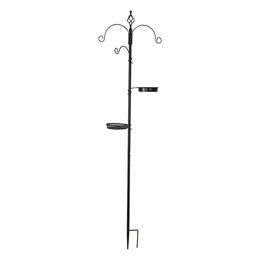 Esschert Design Vogelhaus Futterstation S aus Metall in Schwarz – Bild 1 von 6