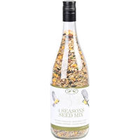 Produktbild von Esschert Design Wijnfles 4 Seizoenen Vogelfutter aus Glas bunt - 1128 g
