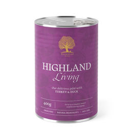 Produktbild von Essential Foods Highland Living Pate Pute und Ente für erwachsene Katzen 400 g