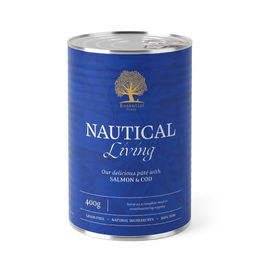 Produktbild von Essential Foods Nautical Living Pastete Lachs und Kabeljau getreidefrei für erwachsene Katzen 400 g