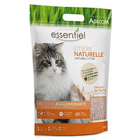 Produktbild von Essentiel Katzenstreu Tofustreu Pfirsich klumpend 6 l - 6 l