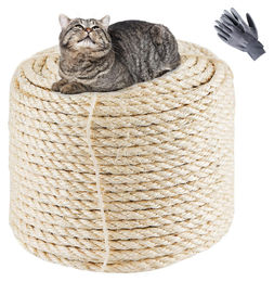 ESTART Sisaltau für Katzen 8mm x 60m zum Basteln und für Kratzbäume – Bild 1 von 1