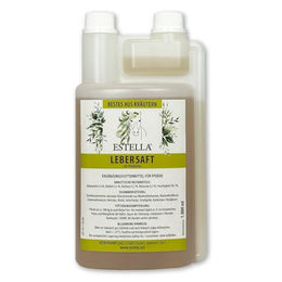 Estella Lebersaft für Pferde mit Vitalpilzen und Kräuterauszug 1000 ml – Bild 1 von 3