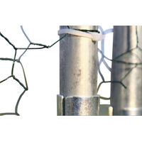 Produktbild von ESTEXO Freilaufgehege Hühnerstall aus Draht für Hühner Enten und Kaninchen 3x2 m Silber