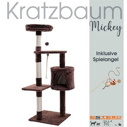 ESTEXO Kratzbaum für Katzen XL 112 cm Braun mit Sisal – Bild 1 von 13