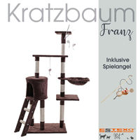 Produktbild von ESTEXO Kratzbaum für Katzen XXL 138 cm Braun mit Sisal