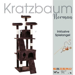 ESTEXO XXL Kratzbaum für Katzen 170 cm Braun mit Sisal – Bild 1 von 13