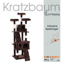Produktbild von ESTEXO XXL Kratzbaum für Katzen 170 cm Braun mit Sisal