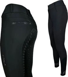 Produktbild von Estrelle Equestrian Reithose Damen ED-Crystal mit Mid Grip in Schwarz
