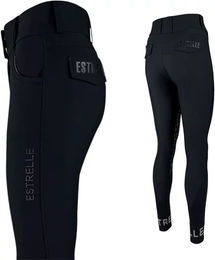 Produktbild von Estrelle Equestrian Reithose Mid Grip Damen Schwarz Größe S