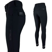 Produktbild von Estrelle Equestrian Reithose Mid Grip Damen Schwarz Größe S