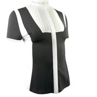 Produktbild von Estrelle Equestrian Reitshirt Damen ED-Crystal Weiß Schwarz Größe 42