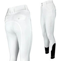 Produktbild von Estrelle Equestrian Turnierhose Full Grip Damen Weiß aus Nylon