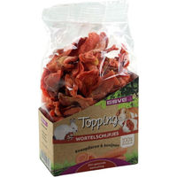 Produktbild von Esve Karottenchips Topping für Kaninchen und Nager 125 g
