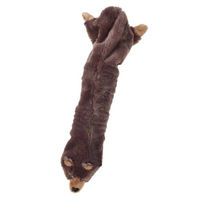Produktbild von Ethical Pet Spot Skinneeez Big Bite Bear Plüschspielzeug für Hunde mit Flasche 2er Pack - 28 cm