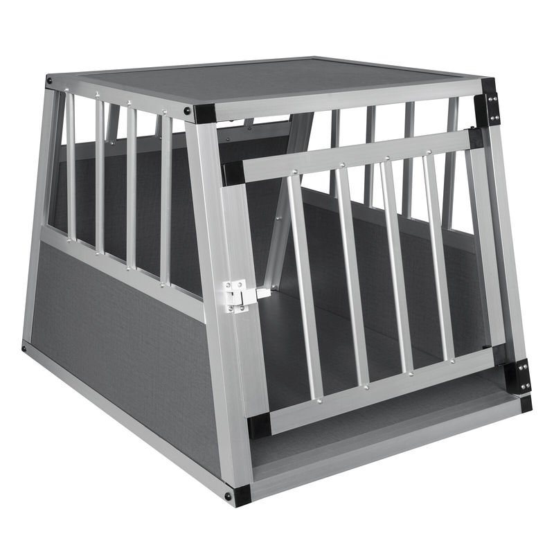 EUGAD Hundetransportbox aus Aluminium für kleine und mittlere Hunde ...