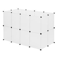 Produktbild von EUGAD Kleintier Freilaufgehege aus Kunststoff mit 24 DIY Platten für Kaninchen Meerschweinchen und Welpen 145x95x75cm