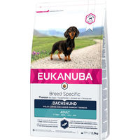 Produktbild von Eukanuba Adult Breed Specific Dackel Trockenfutter mit Huhn 2,5 kg - 3 x 2,5 kg