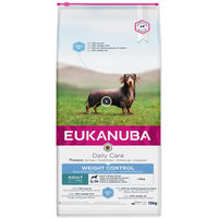 Produktbild von Eukanuba Adult Hundetrockenfutter Huhn zur Gewichtskontrolle für mittelgroße Hunde 15 kg