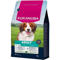 Produktbild von Eukanuba Adult Small Medium Breeds Trockenfutter mit Lamm für kleine und mittelgroße Hunde, 3 kg
