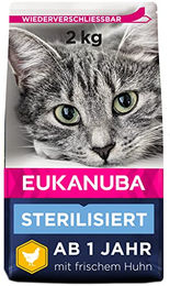 Eukanuba Adult Sterilised Katzenfutter Huhn oder Fisch 2 kg - 2 kg – Bild 1 von 10