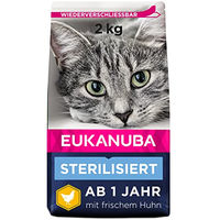 Produktbild von Eukanuba Adult Sterilised Katzenfutter Huhn oder Fisch 2 kg - 2 kg