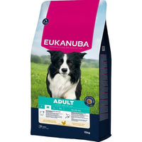 Produktbild von Eukanuba Adult Trockenfutter für mittelgroße Hunde mit Huhn ohne Farb- und Aromastoffe 15 kg