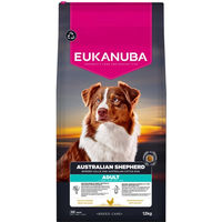 Produktbild von Eukanuba Breed Care Australian Shepherd Trockenfutter Adult Huhn Lachs 12 kg