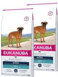 Eukanuba Breed Specific Boxer Trockenfutter für erwachsene Hunde 2x12 kg - 2 x 12 kg – Bild 1 von 3