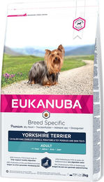 Eukanuba Breed Specific Yorkshire Terrier Adult Trockenfutter mit Huhn 2 kg - 2 kg – Bild 1 von 13