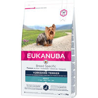 Produktbild von Eukanuba Breed Specific Yorkshire Terrier Adult Trockenfutter mit Huhn 2 kg - 2 kg