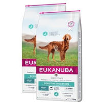 Produktbild von Eukanuba Daily Care Hund Trockenfutter Adult Sensitive Huhn 2x12 kg - 2 x 12 kg