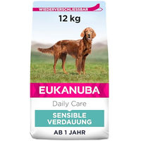 Produktbild von Eukanuba Daily Care Sensitive Digestion Hundefutter Huhn Adult Trockenfutter 12 kg - 12 kg