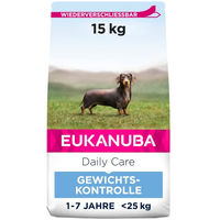 Produktbild von Eukanuba Daily Care Weight Control Hundefutter Huhn Adult Mittelgroße Rassen 15 kg - 2 x 15 kg
