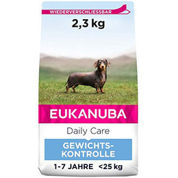 Eukanuba Daily Care Weight Control Light Huhn Hundefutter für kleine und mittelgroße erwachsene Hunde zur Gewichtskontrolle ohne Farb- und Aromastoffe 2,3 kg - 2,3 kg – Bild 1 von 10