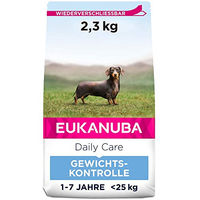 Produktbild von Eukanuba Daily Care Weight Control Light Huhn Hundefutter für kleine und mittelgroße erwachsene Hunde zur Gewichtskontrolle ohne Farb- und Aromastoffe 2,3 kg - 2,3 kg