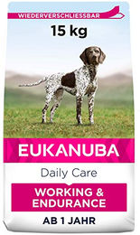 Eukanuba Daily Care Working & Endurance Trockenfutter für erwachsene Hunde mit Huhn, glutenfrei, 15 kg - 15 kg – Bild 1 von 13