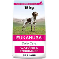 Produktbild von Eukanuba Daily Care Working & Endurance Trockenfutter für erwachsene Hunde mit Huhn, glutenfrei, 15 kg - 15 kg
