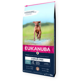 Eukanuba Grain Free Adult Trockenfutter für Hunde aller Größen mit Wild und Geflügel getreidefrei und glutenfrei 12 kg - 12 kg – Bild 1 von 3